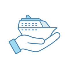 Cruise service color icon