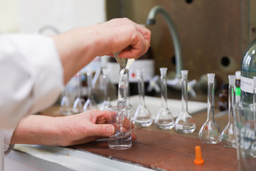 chemical laboratory concept