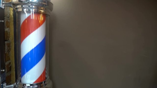 barber’s pole spinning
