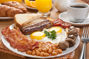 traditional full english breakfast
