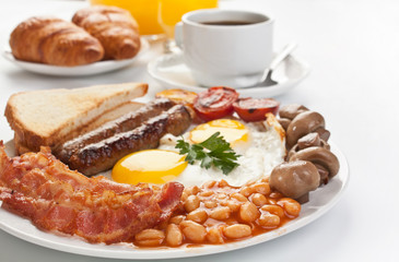 traditional full english breakfast