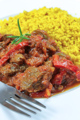 boeuf tomate et oignons