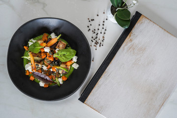 Beautiful and tasty gourmet food