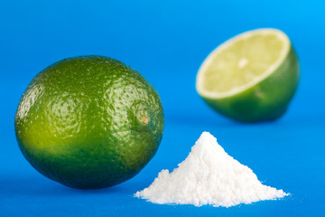 Lemon and baking soda - Citrus × limon