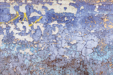 Colorful background of the ancient concrete wall texture.