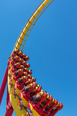 Rollercoaster Ride (against blue sky)