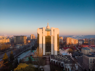 Obraz premium Presidency building with at sunrise