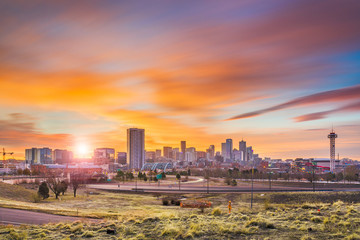 Fototapeta premium Downtown Denver, Colorado, USA Skyline