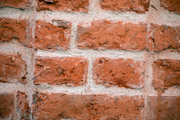 close up old brick  background