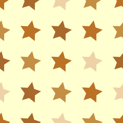 Fototapeta premium Bright seamless pattern with stars.