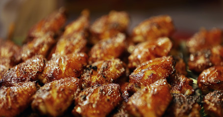 Fleisch an einem Marktstand in Asien