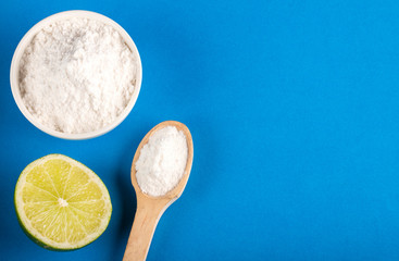 Lemon and baking soda - Citrus × limon