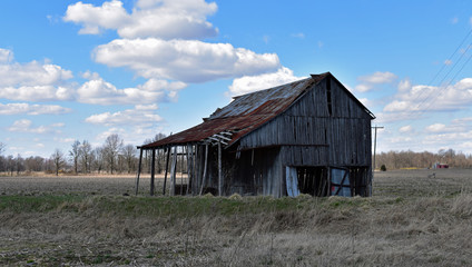 Obraz premium abandoned farm house