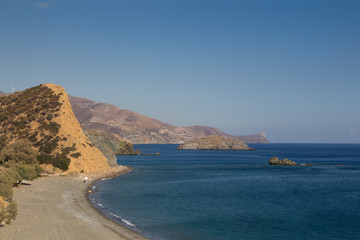 Nature and sea, South of Crete, Greece