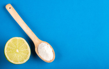 Lemon and baking soda - Citrus × limon