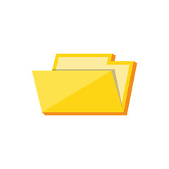 folder document isolated icon