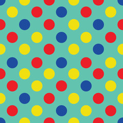 Retro vector background made of seamless circles. Retro abstract background.