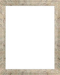 White Frame With Stone Edges