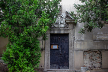 Fototapeta na wymiar stare drzwi kościoła