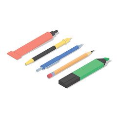 Art isometric concept vector illustration