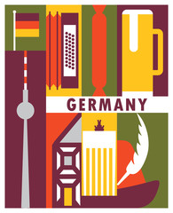 Vector Germany background