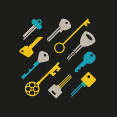 Vector key pattern