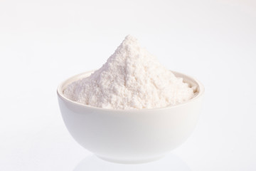 Fototapeta na wymiar Baking soda (Sodium bicarbonate) Top view