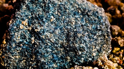 macro stone cutting