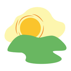 landscape nature sunny day