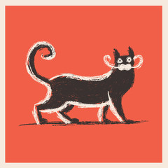 Vector cat illustration