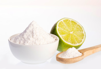 Lemon and baking soda - Citrus × limon