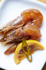 Soy sauce shrimp