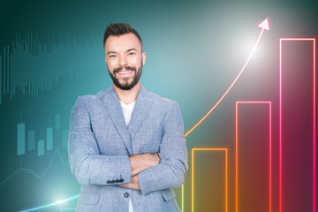 Close up virtual effected creative design stylized graphic photo he him his guy social marketing...