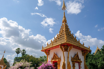 Fototapeta premium Beautiful landscape of Wat Nong Wang temple in Khon Kaen, Thailand