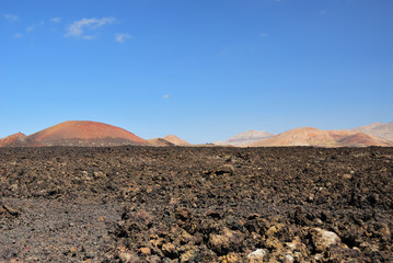 Lanzarote scenery. Canary island. Spain