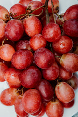 bunch of red grapes