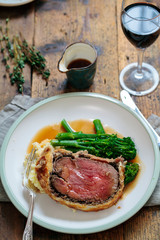 Beef Wellington Christmas dinner