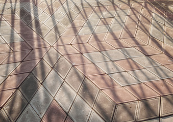 Concrete paving slab flagstone. Sidewalk pavement pattern.