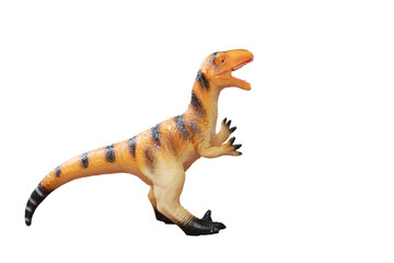 Dinosaur doll isolated on white background,This had clipping path