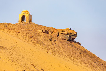 Mausoleum von Aga Khan am Nilufer bei Assuan in Ägypten.