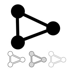 Share icon graphic deign