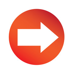 simple arrow sign icon