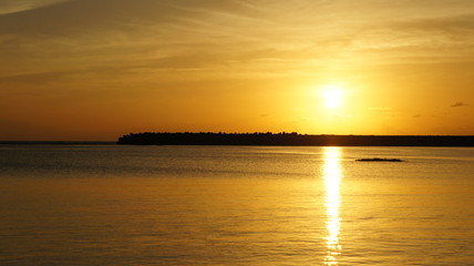 Obraz premium Resort beach sunset