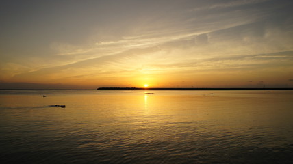 Obraz premium Resort beach sunset