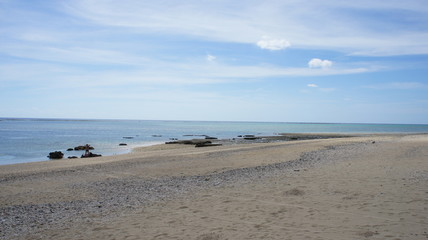Resort white sand beach