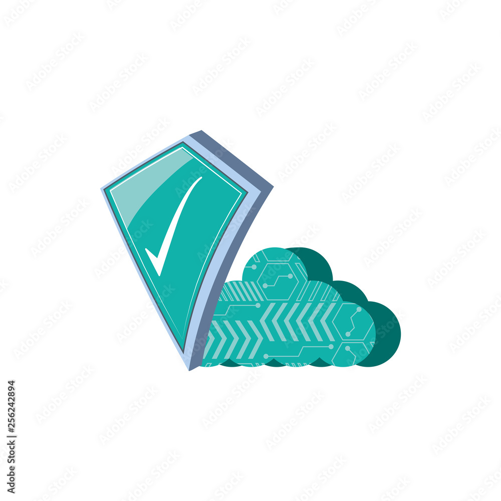 Poster cloud computing with shield secure