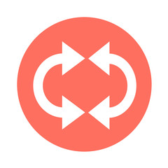 simple arrow sign icon