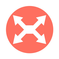 simple arrow sign icon