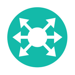 simple arrow sign icon