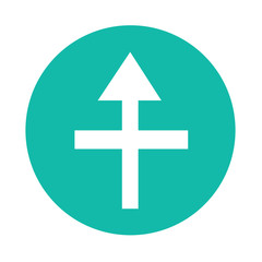 simple arrow sign icon